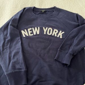 JCrew New York French Terry Sweatshirt